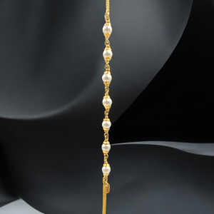 Elegant Pearl Gold Chain