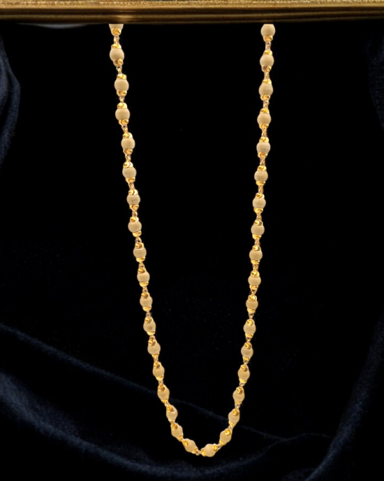 Tulsi Beaded Gold Chain