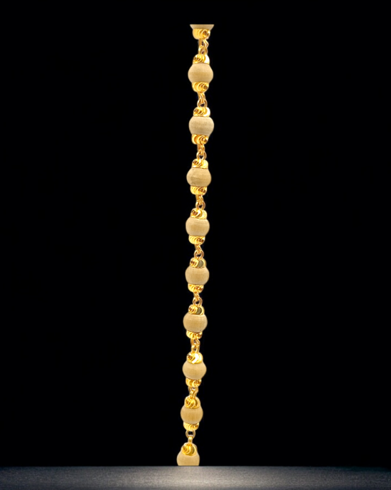 Tulsi Beaded Gold Chain