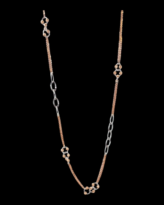 Artistic Linked Gold Chain