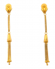 Sleek Gold Hanging Earrings