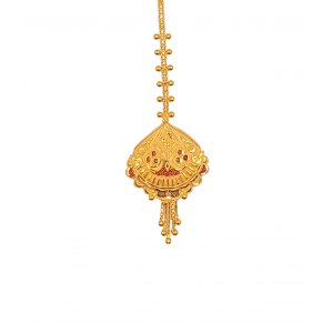 Elegant Traditional Gold Maang Tikka